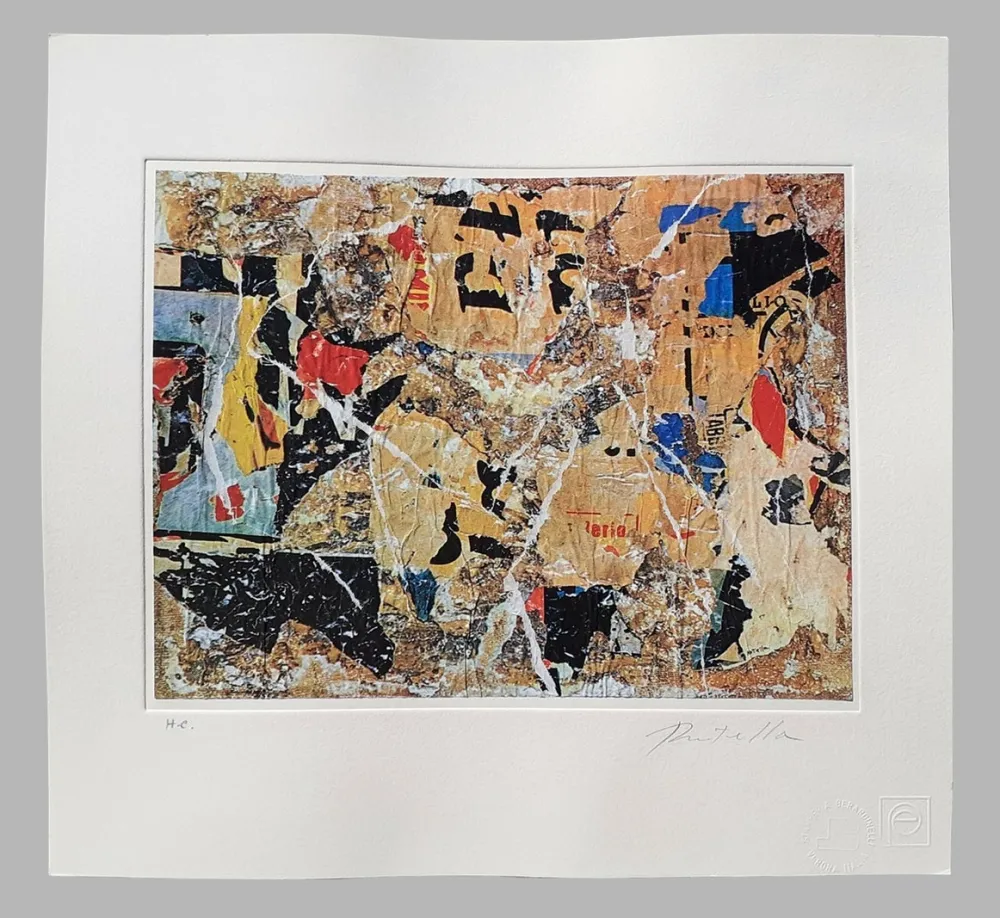 Сериграфия Rotella - Composizione (2)