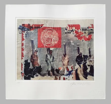 Сериграфия Rotella - Composizione (3)