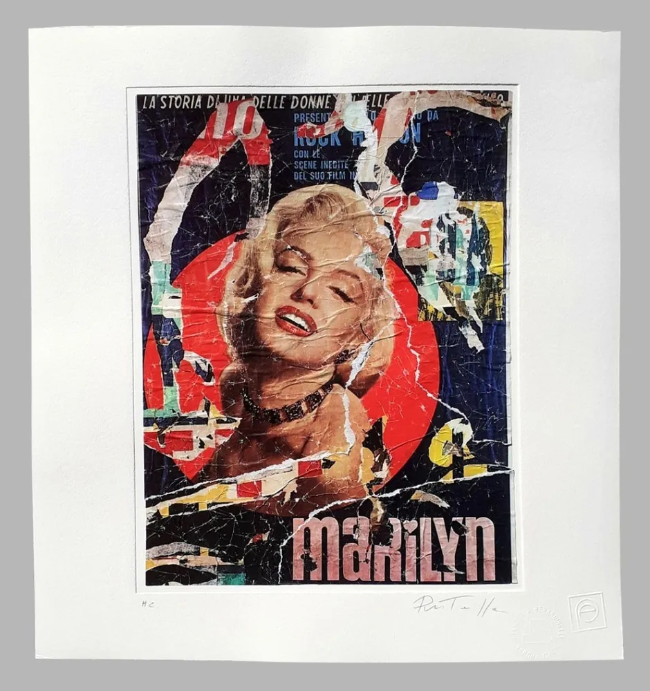 Сериграфия Rotella - Composizione (5)