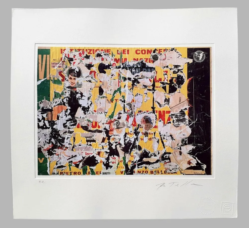 Сериграфия Rotella - Composizione (8)