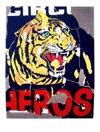 Сериграфия Rotella - La Tigre