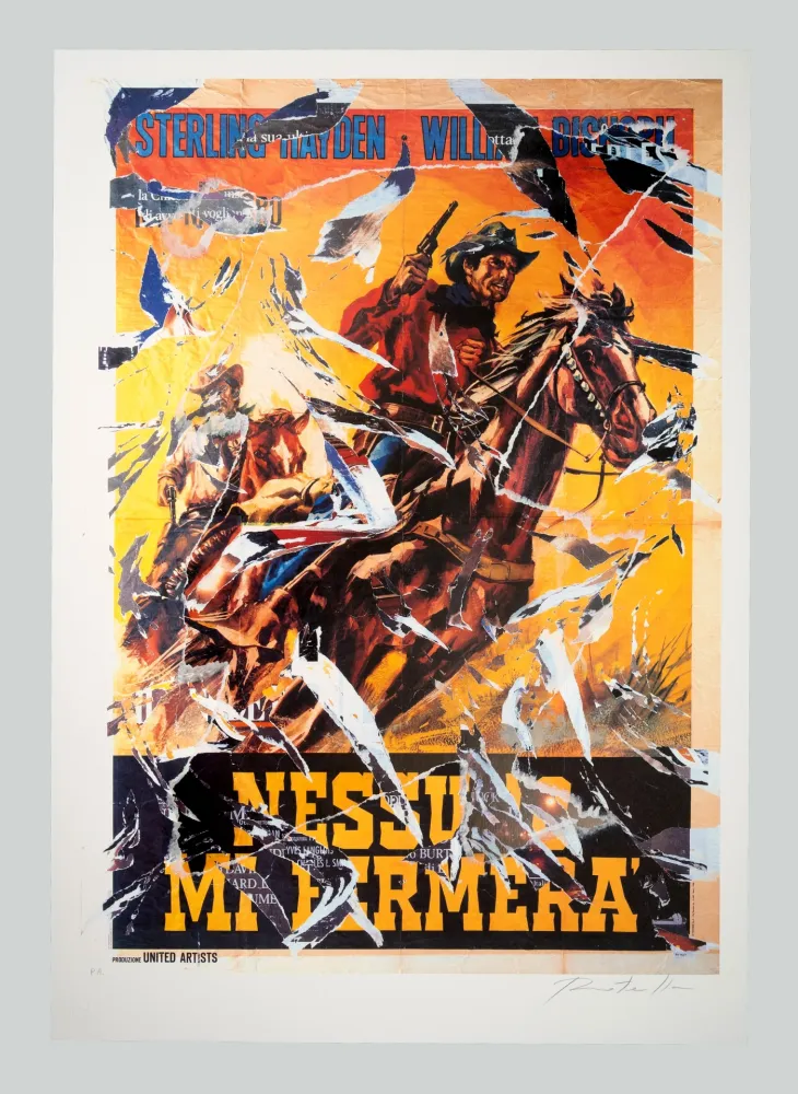 Сериграфия Rotella - Nessuno mi fermerà