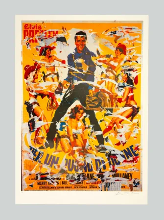 Сериграфия Rotella - Per un pugno di donne