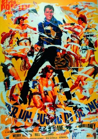 Сериграфия Rotella - Per un pugno di donne