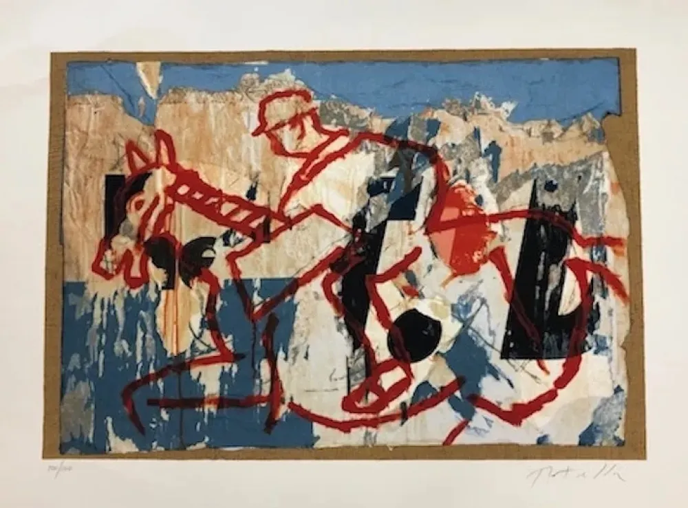 Сериграфия Rotella - Primo futurismo