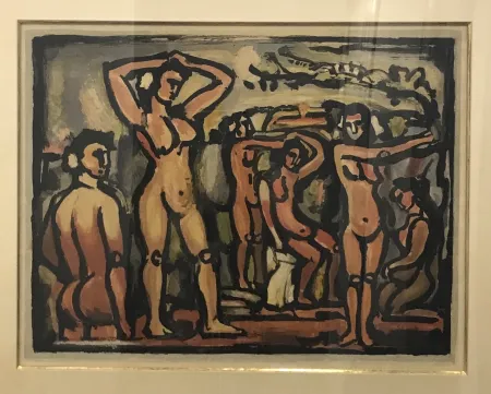 Офорт И Аквитанта Rouault - Automne (Autumn)