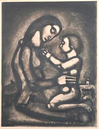 Акватинта Rouault - Bella Matribus Detestata