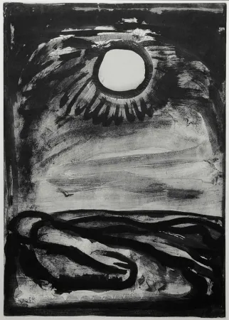 Акватинта Rouault - Chantz Matines (plate 29 from Miserere)