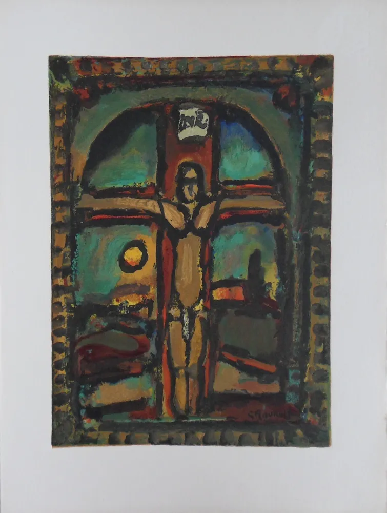 Гравюра На Дереве Rouault - Crucifixion