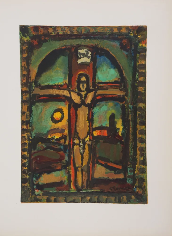 Гравюра Rouault - Crucifixion