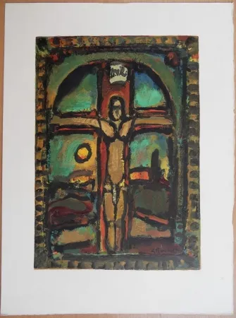 Гравюра На Дереве Rouault - Crucifixion