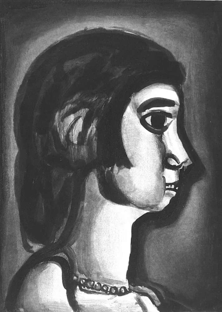 Офорт И Аквитанта Rouault - Fille dite de joie