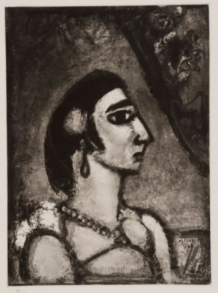 Акватинта Rouault - La Beautè