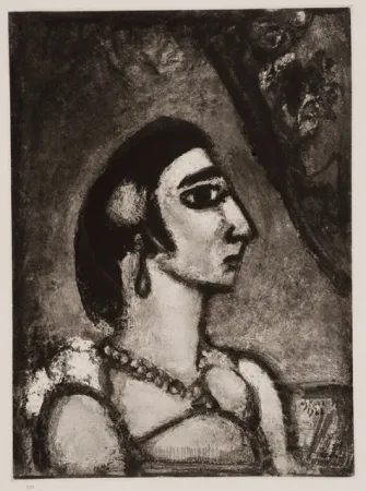 Акватинта Rouault - La Beautè