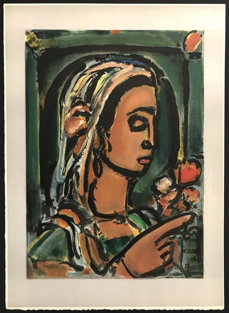 Литография Rouault - La Sybille