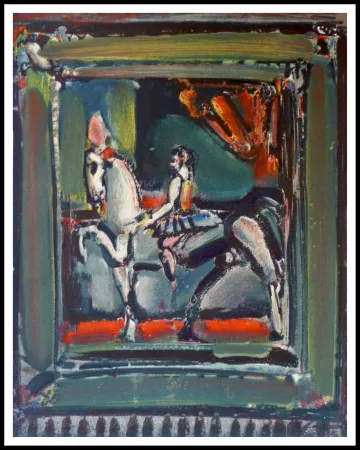 Литография Rouault - L'écuyère