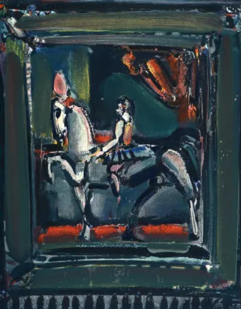 Литография Rouault -  L'Écuyère (The Circus Rider), 1971