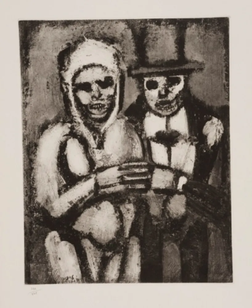 Акватинта Rouault - Les deux bonnes soeurs