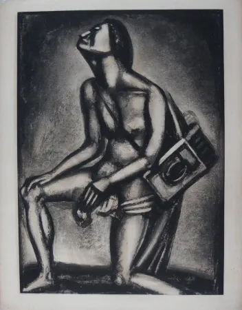 Офорт И Аквитанта Rouault - Life is full of tears