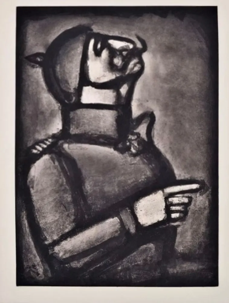 Гравюра Rouault - Miser W. 156