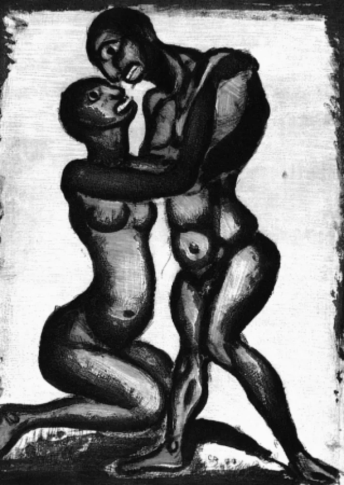 Акватинта Rouault - Noces