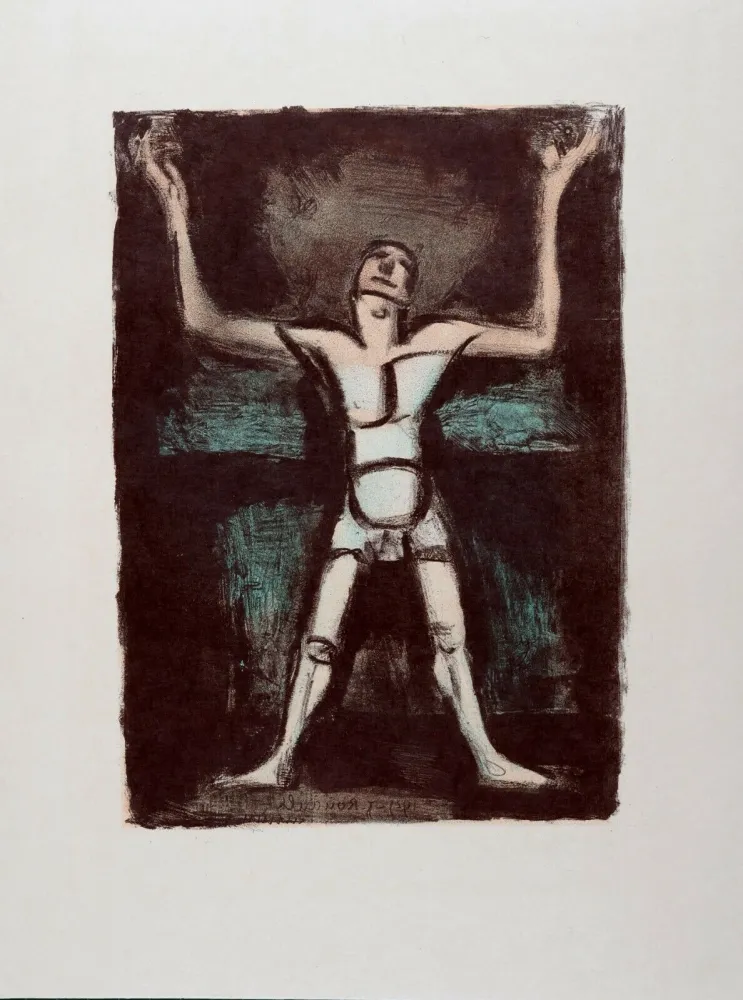 Литография Rouault - Notre Dame
