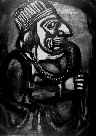 Офорт И Аквитанта Rouault - Nous croyant rois