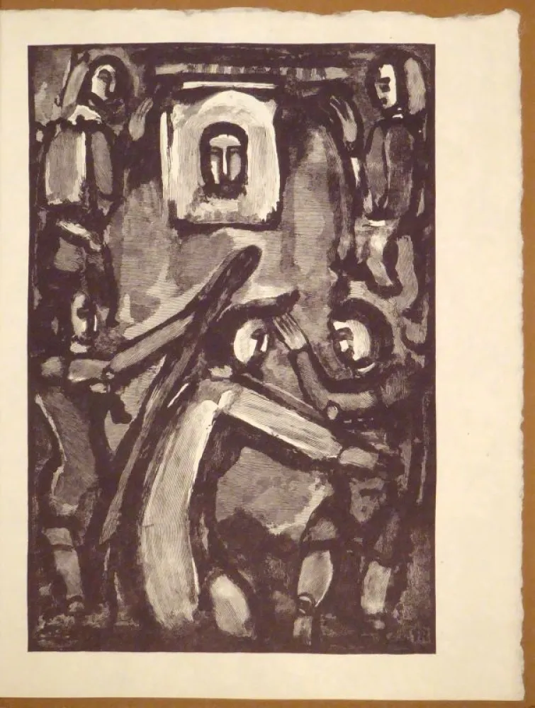 Гравюра На Дереве Rouault - Originalholzschnitt zur 