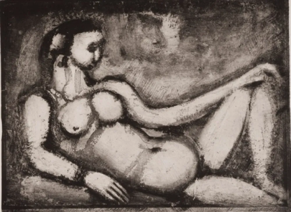 Акватинта Rouault - Remords Posthume
