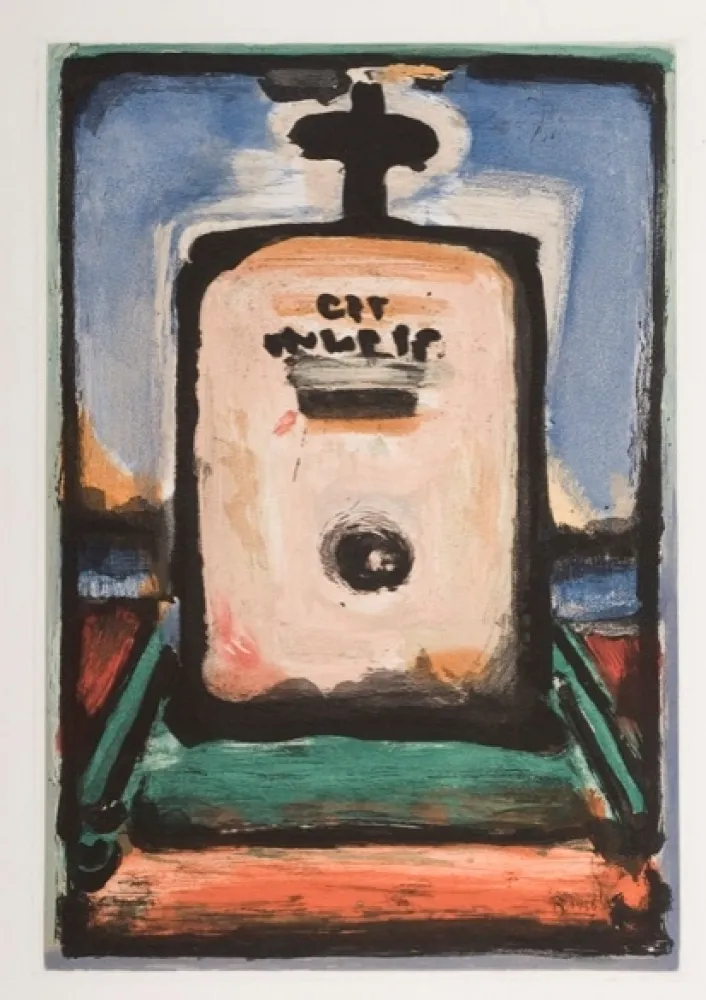 Акватинта Rouault - Tombeau