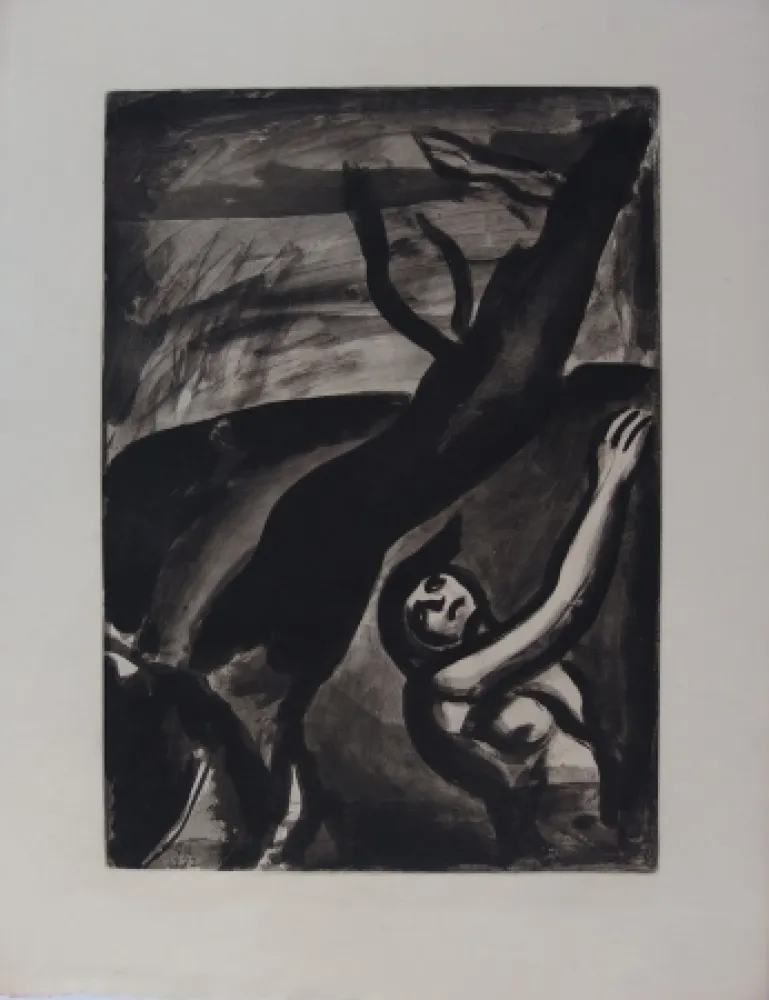 Офорт И Аквитанта Rouault - Tomorrow will be nice, said the shipwreck