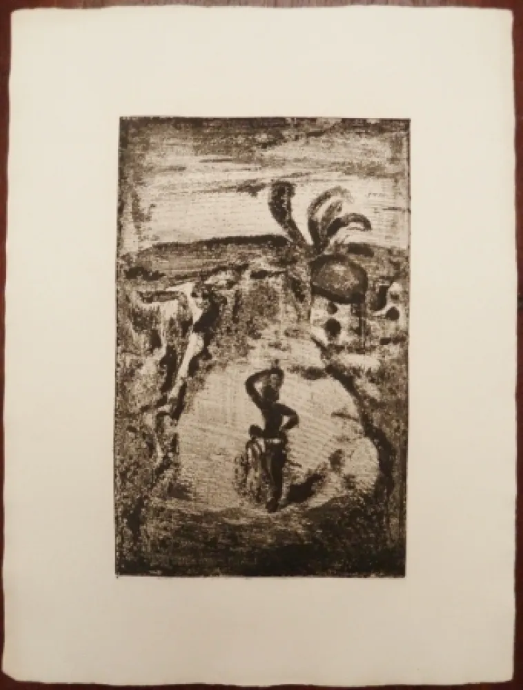 Гравюра На Дереве Rouault - Village en Jamaïque