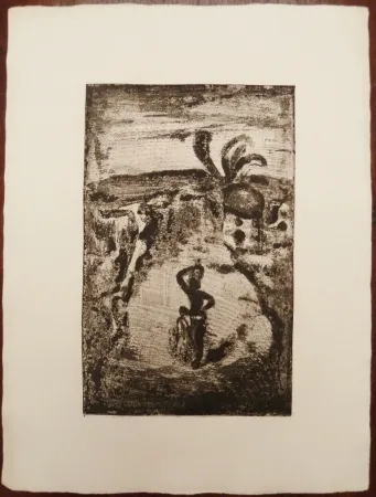 Гравюра На Дереве Rouault - Village en Jamaïque