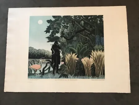 Гравюра Rousseau - La charmeuse de serpents 