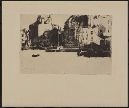 Офорт Roussel - Chelsea Palaces (black-and-white version)