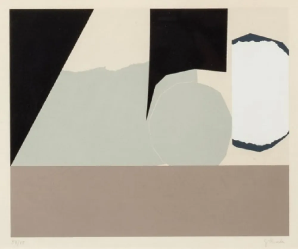 Литография Rueda - Composición