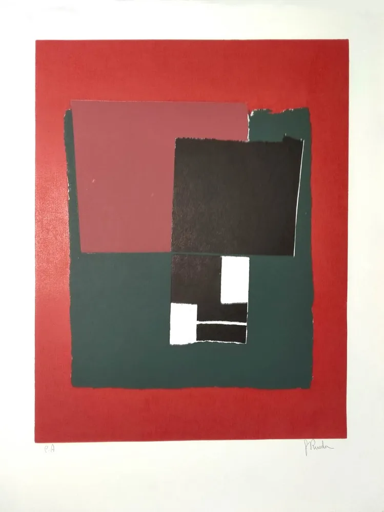 Офорт И Аквитанта Rueda - Seis Geografías V