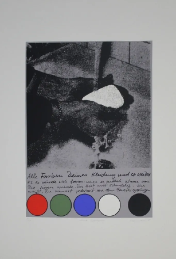 Сериграфия Rühmann - Scharfe Überlegung