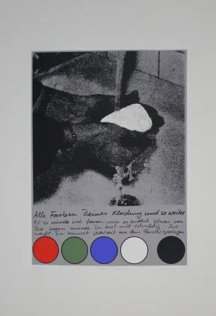 Сериграфия Rühmann - Scharfe Überlegung