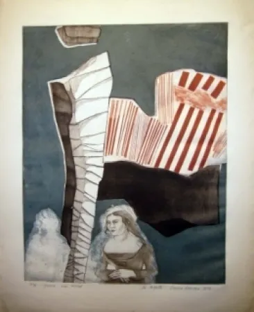 Офорт И Аквитанта Runcan - La coquette