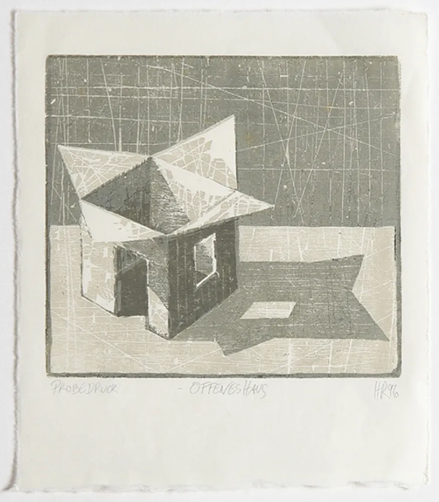 Гравюра На Дереве Rüngeler - Offenes Haus