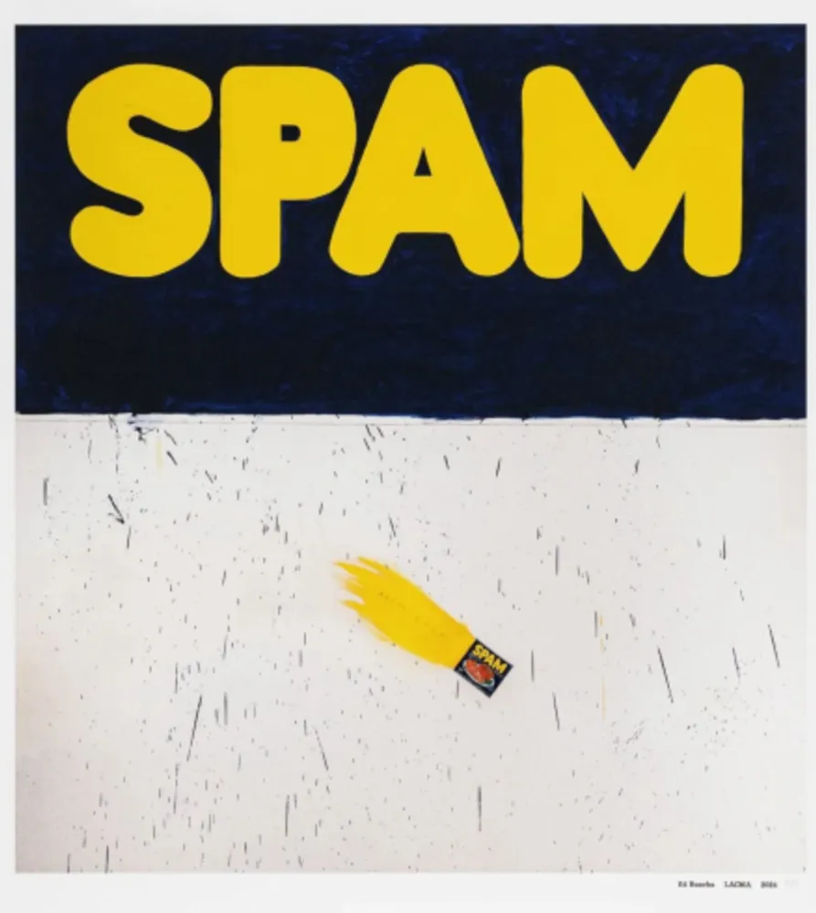 Многоэкземплярное Произведение Ruscha - Actual Size