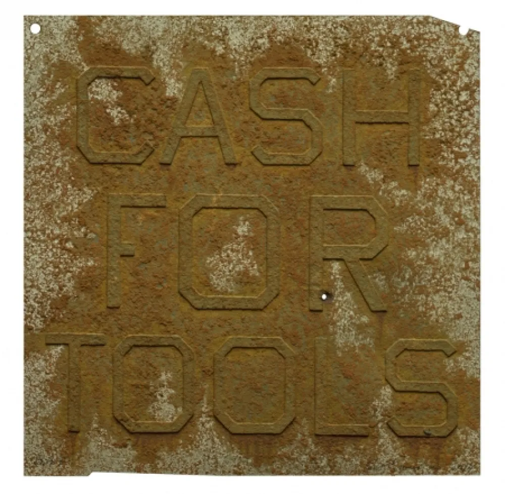 Многоэкземплярное Произведение Ruscha - Cash For Tools 2, from Rusty Signs