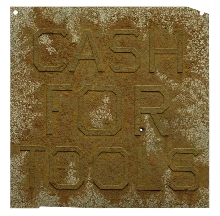 Многоэкземплярное Произведение Ruscha - Cash For Tools 2, from Rusty Signs