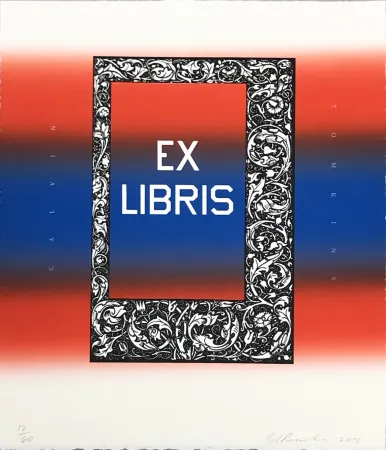 Литография Ruscha - Ex Libris