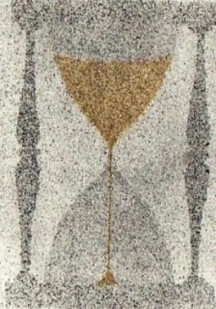 Офорт И Аквитанта Ruscha - Reloj de arena 