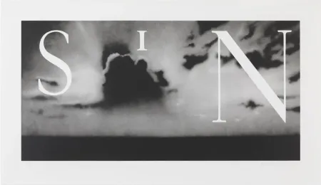 Литография Ruscha - Sin - Without