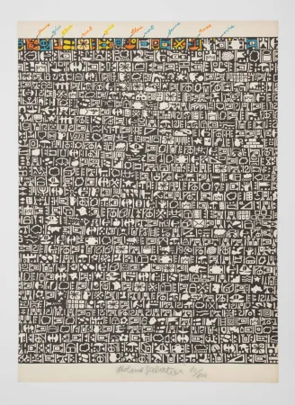 Литография Sabatier - Sans titre.