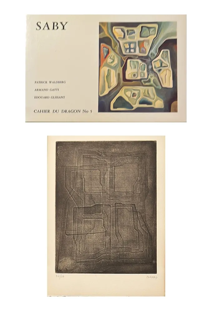 Иллюстрированная Книга Saby - Catalogue avec gravure originale signée