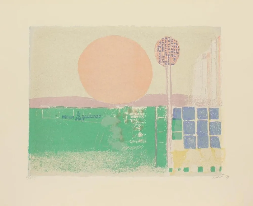 Литография Saetti - SEI MURI DI SAETTI